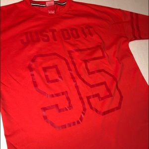 Nike Red Raglan shirt
